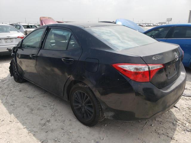 5YFBURHE1FP283976 - 2015 TOYOTA COROLLA L BLACK photo 2