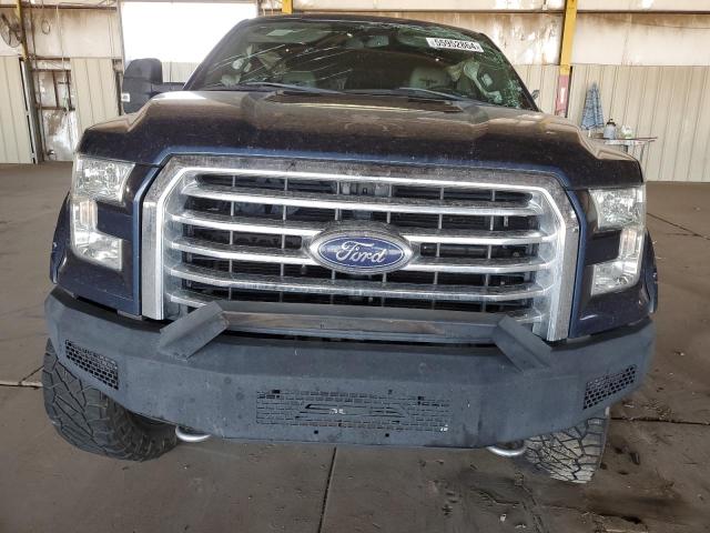 1FTEW1EF2HFB23783 - 2017 FORD F150 SUPERCREW BLUE photo 5