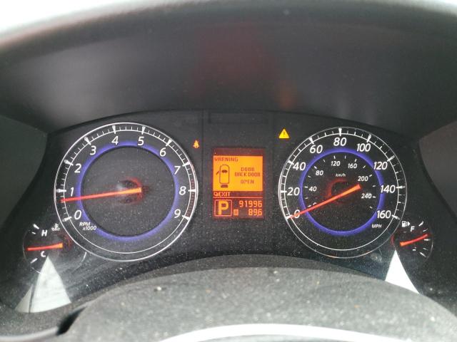 JN1AJ0HR9AM758145 - 2010 INFINITI EX35 BASE Արծաթագույն լուսանկար 9