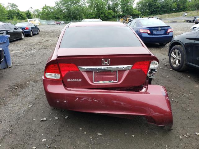 2HGFA1F64AH574544 - 2010 HONDA CIVIC LX-S წითელი ფოტო 6