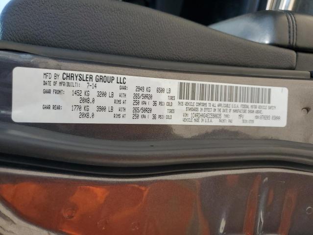 1C4RDHAG4EC590635 - 2014 DODGE DURANGO SXT GRAY photo 14