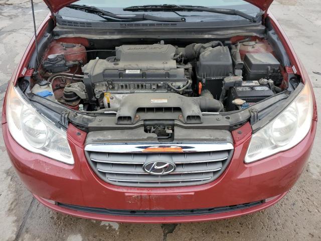 KMHDU46D09U742892 - 2009 HYUNDAI ELANTRA GLS RED photo 11