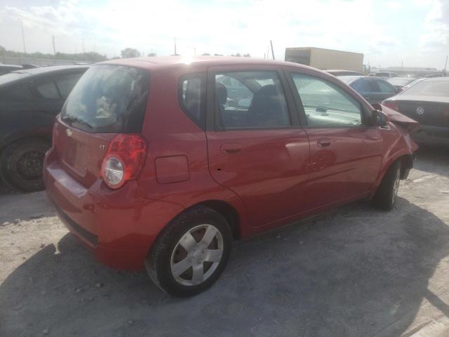 KL1TD6DE7BB241465 - 2011 CHEVROLET AVEO LS RED photo 3