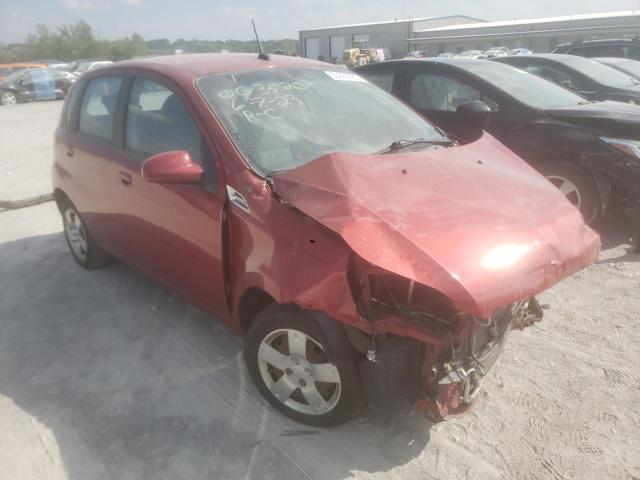 KL1TD6DE7BB241465 - 2011 CHEVROLET AVEO LS RED photo 4