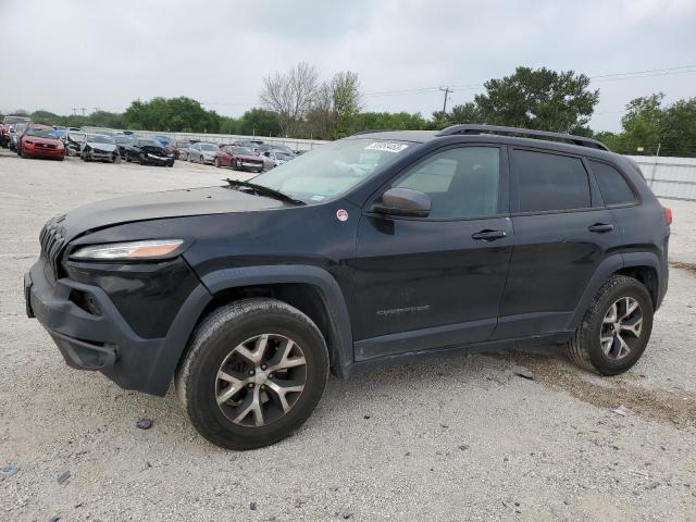 1C4PJMBB3JD559375 - 2018 JEEP CHEROKEE TRAILHAWK BLACK photo 1