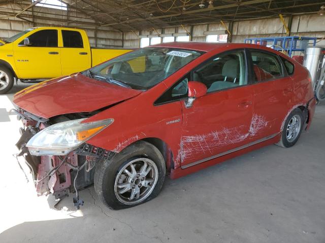 JTDKN3DU2B5365794 - 2011 TOYOTA PRIUS RED photo 1