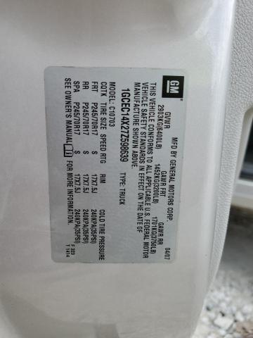 1GCEC14X27Z598639 - 2007 CHEVROLET SILVERADO C1500 CLASSIC Gümüş foto 12