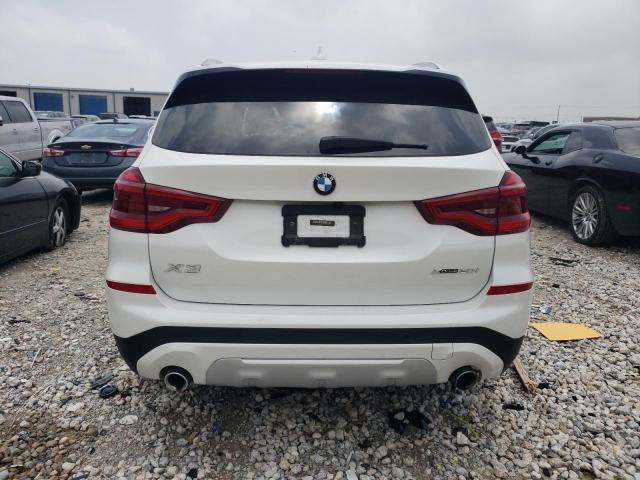 5UXTR9C56KLP97661 - 2019 BMW X3 XDRIVE30I WHITE photo 6