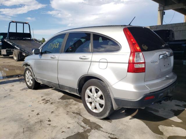 5J6RE38759L029558 - 2009 HONDA CR-V EXL SILVER photo 2