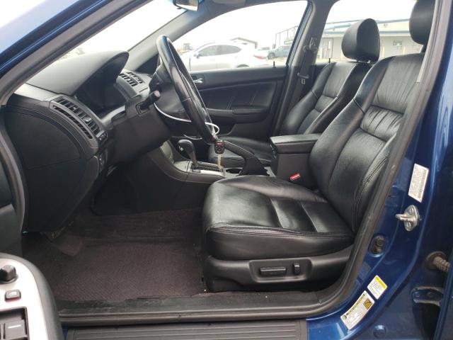 1HGCM66506A038131 - 2006 HONDA ACCORD EX BLUE photo 7