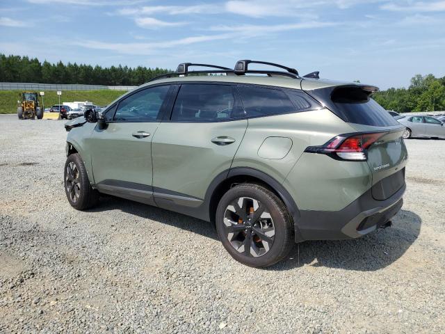 5XYK6CAF3PG074156 - 2023 KIA SPORTAGE X LINE GREEN photo 2