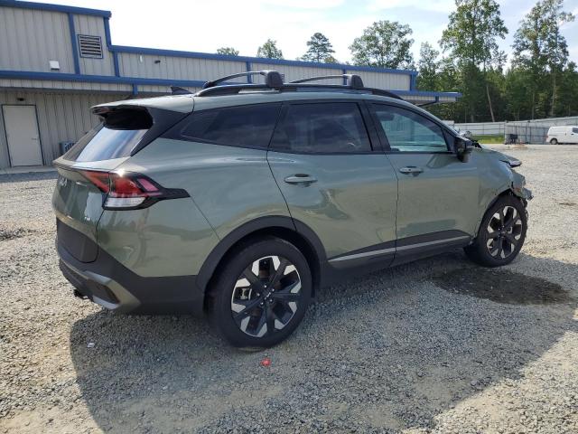 5XYK6CAF3PG074156 - 2023 KIA SPORTAGE X LINE GREEN photo 3