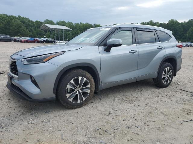 5TDGZRBH6MS057642 - 2021 TOYOTA HIGHLANDER XLE أزرق صورة 1