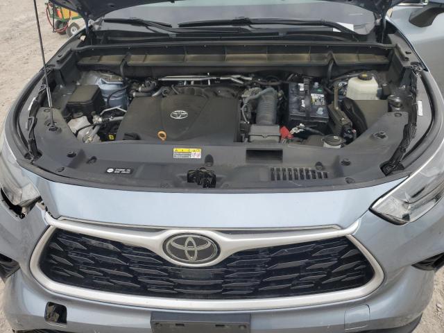 5TDGZRBH6MS057642 - 2021 TOYOTA HIGHLANDER XLE أزرق صورة 12