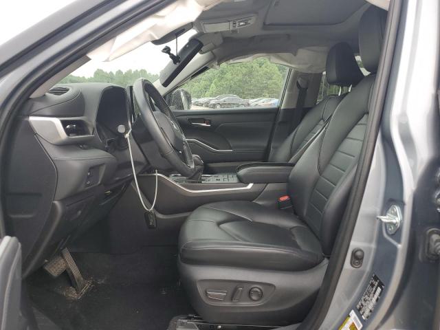 5TDGZRBH6MS057642 - 2021 TOYOTA HIGHLANDER XLE أزرق صورة 7