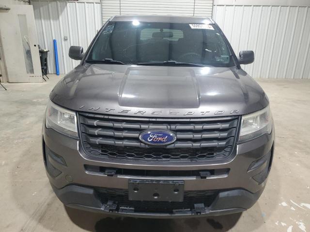 1FM5K8AT3HGB55924 - 2017 FORD EXPLORER POLICE INTERCEPTOR CHARCOAL photo 5