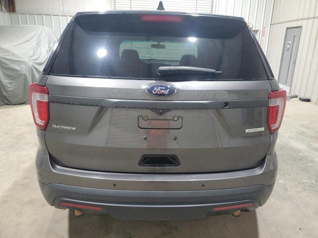 1FM5K8AT3HGB55924 - 2017 FORD EXPLORER POLICE INTERCEPTOR CHARCOAL photo 6