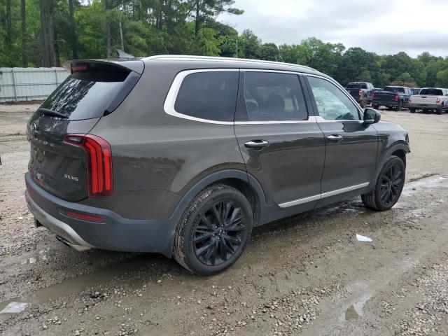 5XYP5DHCXLG081139 - 2020 KIA TELLURIDE SX BROWN photo 3