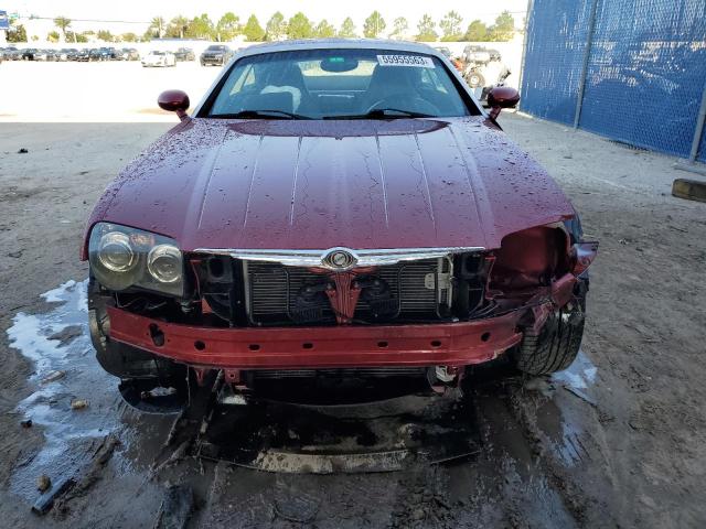 1C3AN69L04X008929 - 2004 CHRYSLER CROSSFIRE LIMITED RED photo 5