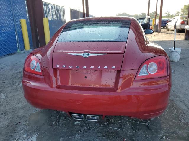 1C3AN69L04X008929 - 2004 CHRYSLER CROSSFIRE LIMITED RED photo 6