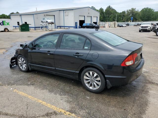 1HGFA16929L019701 - 2009 HONDA CIVIC EXL BLACK photo 2