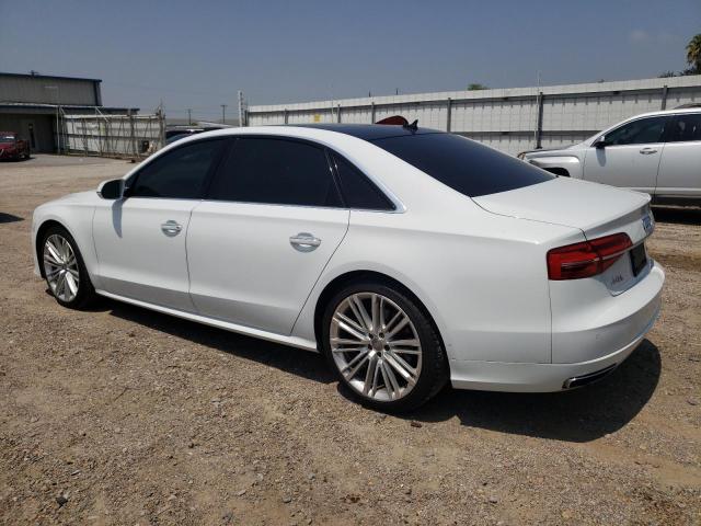 WAU44AFDXHN002209 - 2017 AUDI A8 L QUATTRO WHITE photo 2