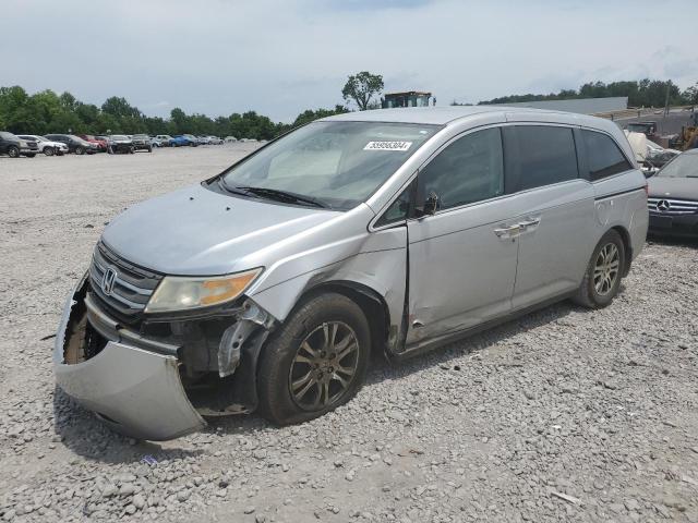 5FNRL5H43BB041892 - 2011 HONDA ODYSSEY EX SILVER photo 1