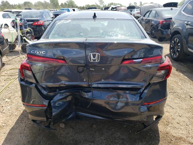 2HGFE1F78NH323688 - 2022 HONDA CIVIC EX GRAY photo 6