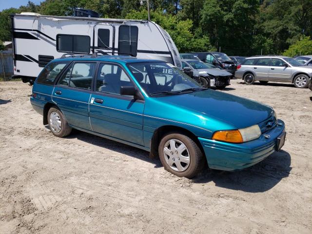 1FAPP15J0PW106169 - 1993 FORD ESCORT LX GREEN photo 4