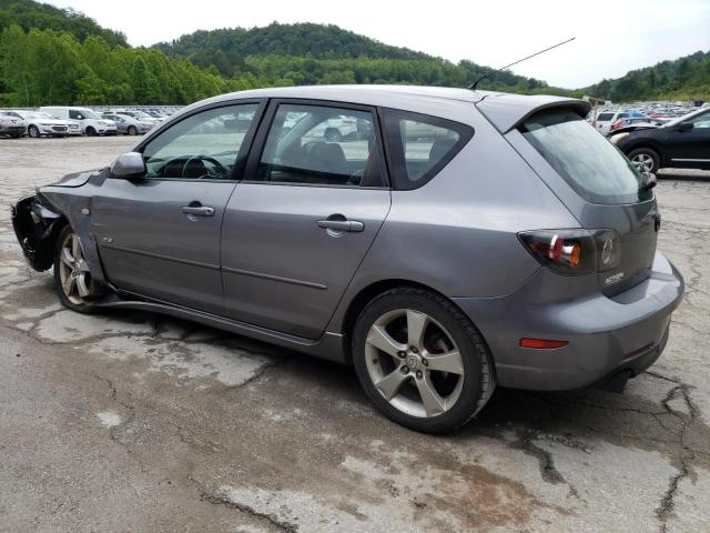 JM1BK143351277854 - 2005 MAZDA 3 HATCHBACK GRAY photo 2