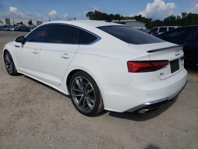 WAUFACF55MA050594 - 2021 AUDI A5 PREMIUM PLUS 45 WHITE photo 2