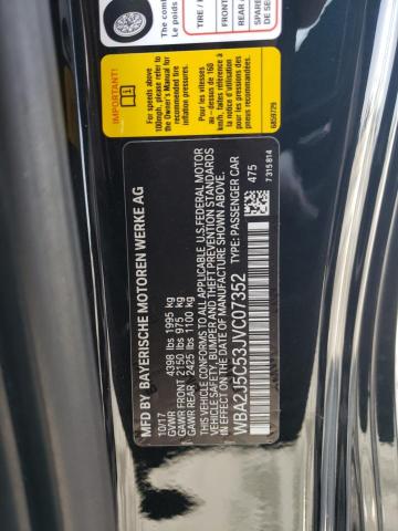 WBA2J5C53JVC07352 - 2018 BMW M240I Noir photo 12