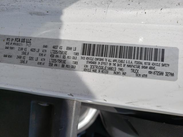 3C6TRVDG6JE100613 - 2018 RAM PROMASTER 2500 HIGH 白色 照片 13