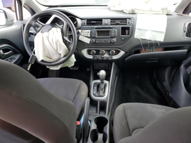 KNADM4A31E6395443 - 2014 KIA RIO LX SILVER photo 8