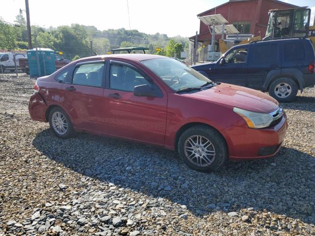 1FAHP35N59W173081 - 2009 FORD FOCUS SE BURGUNDY photo 4