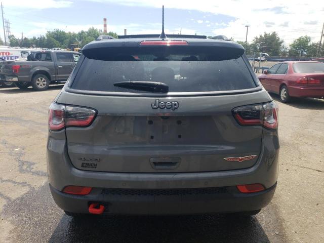 3C4NJDDB5KT675094 - 2019 JEEP COMPASS TRAILHAWK GRAY photo 6