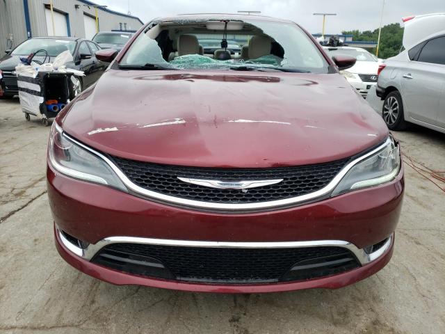 1C3CCCCB0FN609270 - 2015 CHRYSLER 200 C BURGUNDY photo 5