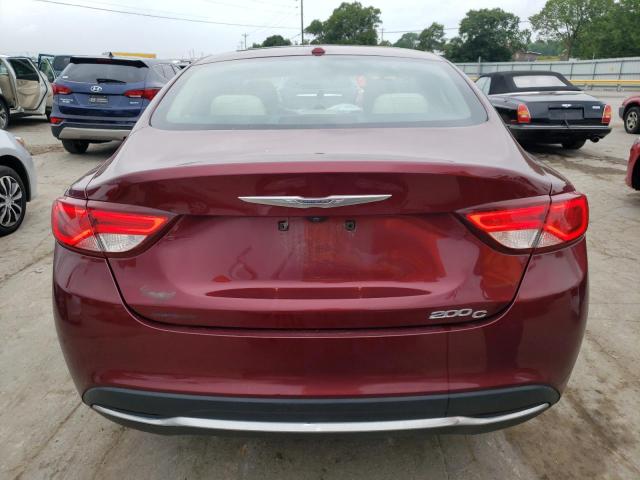 1C3CCCCB0FN609270 - 2015 CHRYSLER 200 C BURGUNDY photo 6