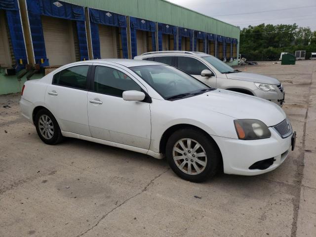 4A32B2FF5BE020077 - 2011 MITSUBISHI GALANT FE WHITE photo 4