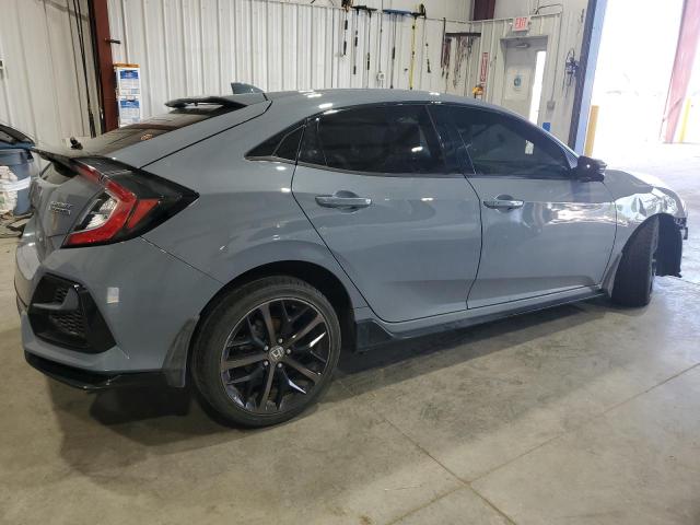 SHHFK7H98MU201439 - 2021 HONDA CIVIC SPORT TOURING GRAY photo 3