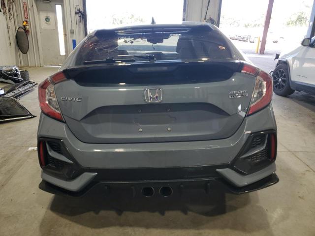 SHHFK7H98MU201439 - 2021 HONDA CIVIC SPORT TOURING GRAY photo 6