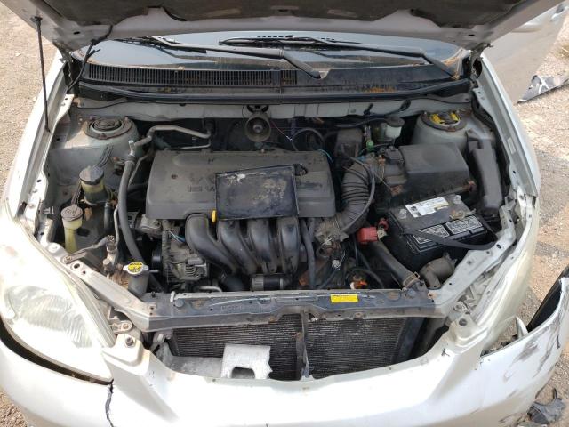 2T1KR32E63C040750 - 2003 TOYOTA COROLLA MA XR SILVER photo 11