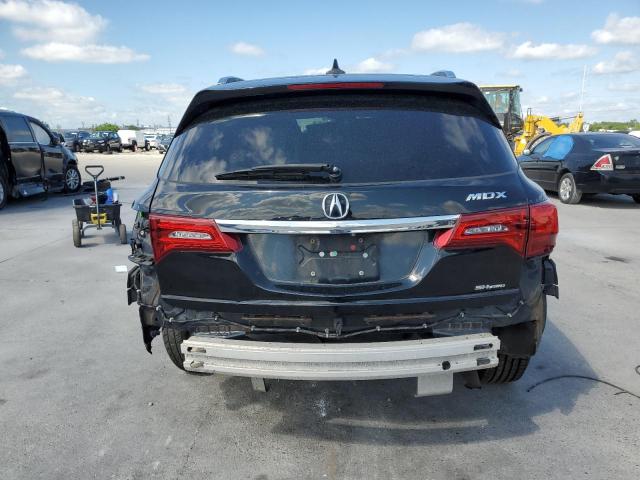 5FRYD4H85EB020566 - 2014 ACURA MDX ADVANCE BLACK photo 6