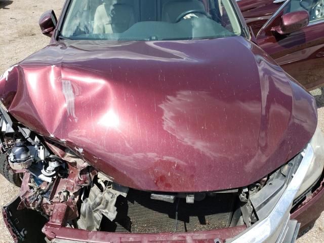 1HGCR2F87GA040822 - 2016 HONDA ACCORD EXL BURGUNDY photo 11