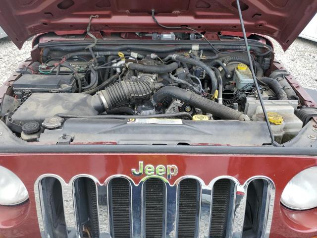 1J4GB39189L723932 - 2009 JEEP WRANGLER U X RED photo 11