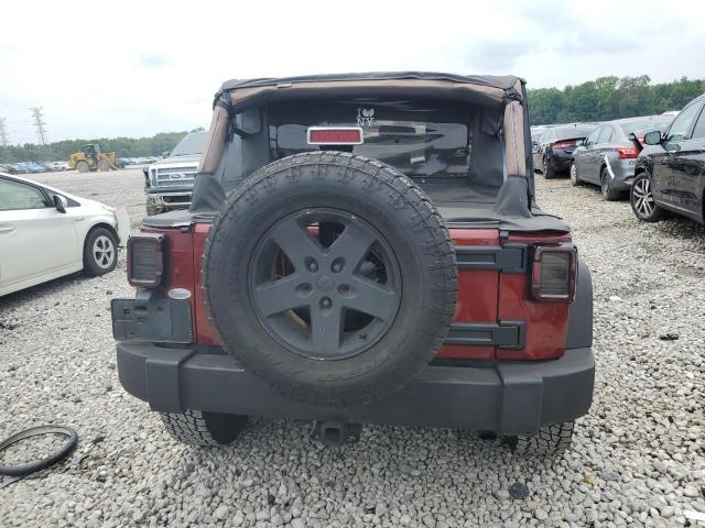 1J4GB39189L723932 - 2009 JEEP WRANGLER U X RED photo 6