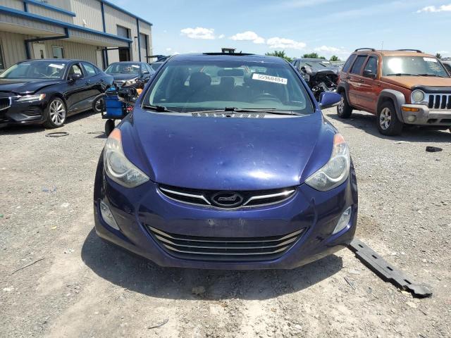 5NPDH4AE6DH405249 - 2013 HYUNDAI ELANTRA GLS BLUE photo 5