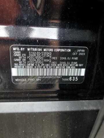 JA4J4VA88RZ027847 - 2024 MITSUBISHI OUTLANDER SE შავი ფოტო 13