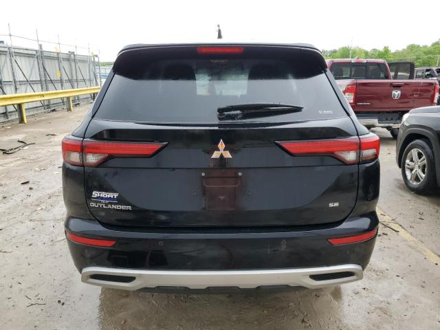 JA4J4VA88RZ027847 - 2024 MITSUBISHI OUTLANDER SE შავი ფოტო 6