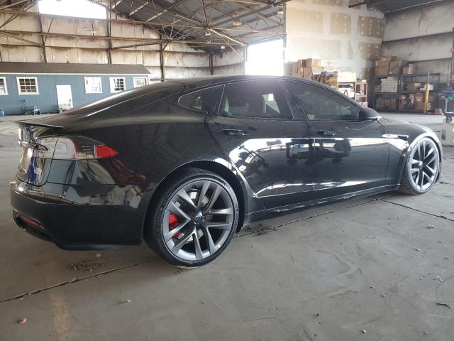 5YJSA1E62MF446893 - 2021 TESLA MODEL S BLACK photo 3